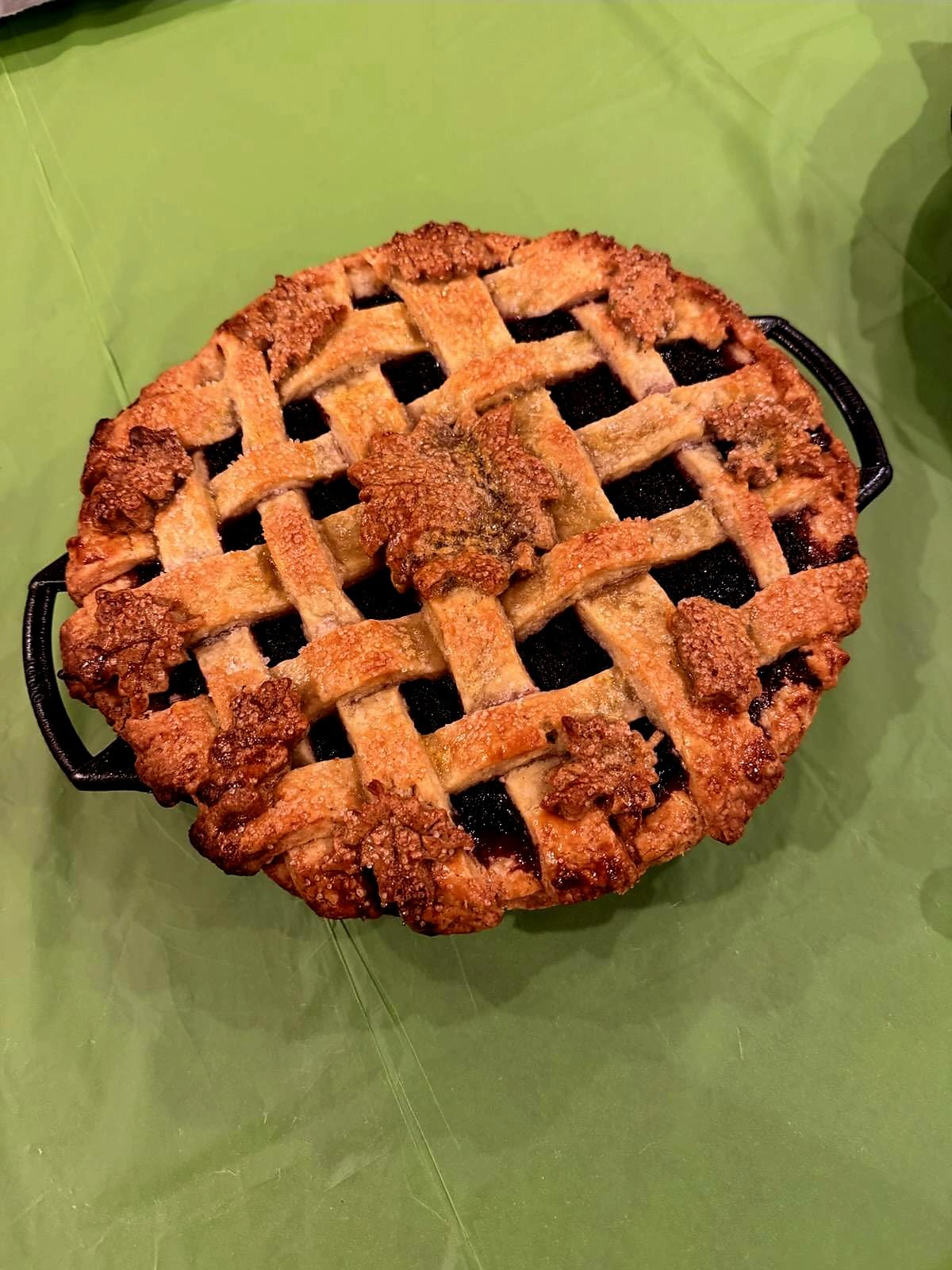Lodge Pre-Seasoned Cast Iron Pie Pan with Dual Handles, 9 Inches customer photo 2