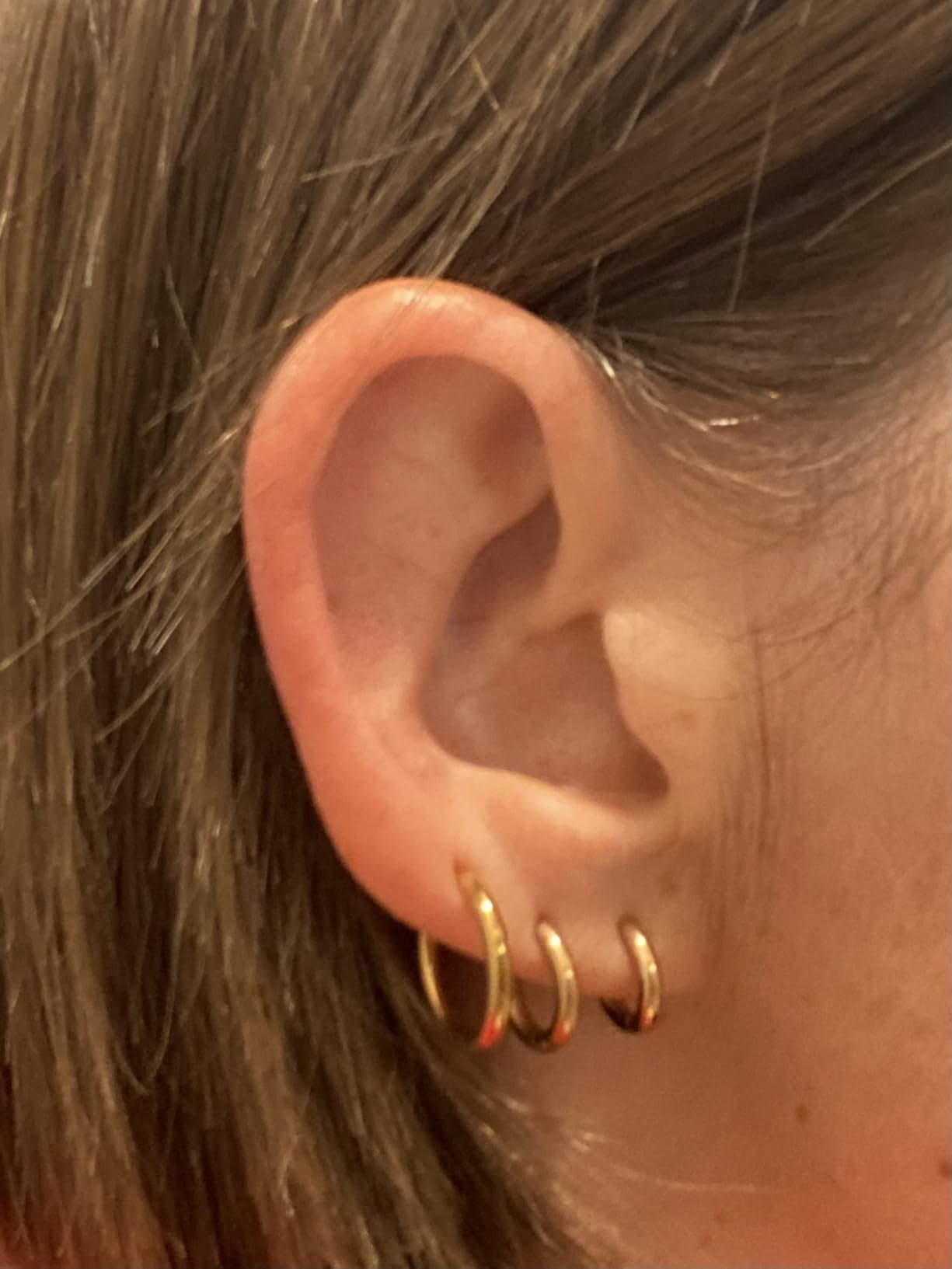 316L Surgical Stainless Steel Huggie Hoop Earrings 6mm 8mm 10mm 11mm 12mm 14mm Hypoallergenic Earrings Hoop Cartilage Helix Lobes Hinged Sleeper Earrings For Men Women customer photo 1