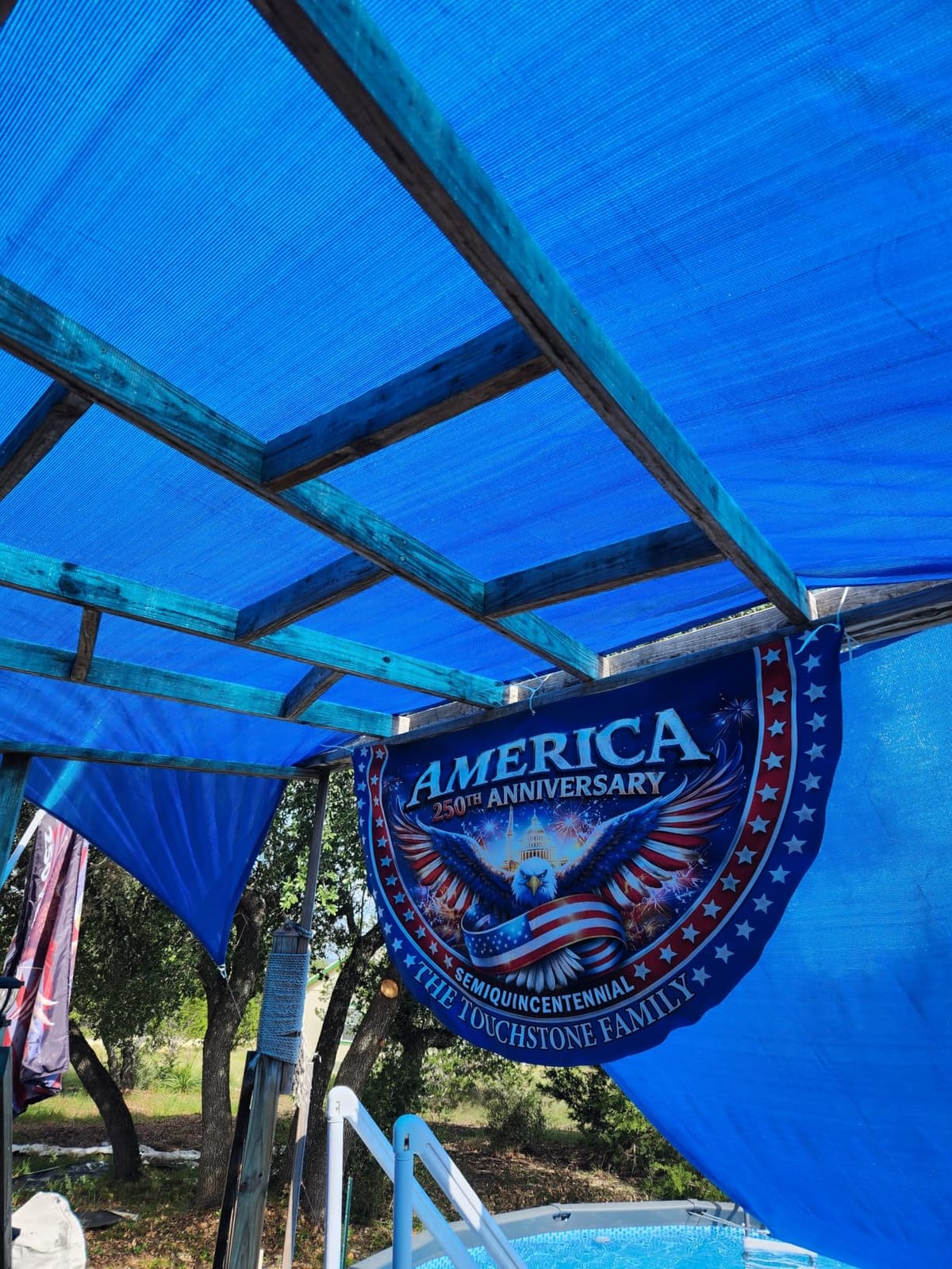 Amagenix 16'X20' Sun Shade Sail Rectangle Curved Edge Light Grey customer photo 2