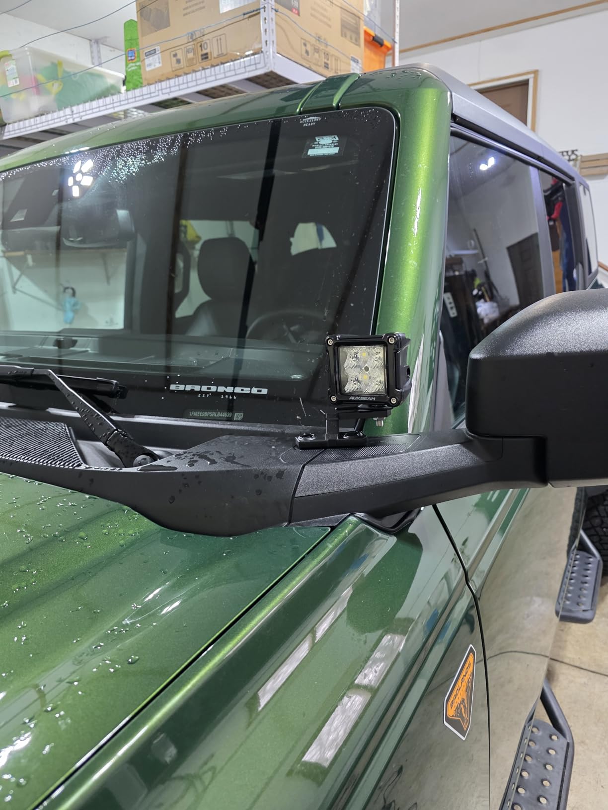 Auxbeam FA Series 3 Inch LED Pods Flood Beam 40W Offroad Cube Lights, Wide Flood Lights, 4800 Lumens, Backup/Reverse Lighting, Side Ditch Lights, Square Light Bar, Bumper A-Pillar Mount, 2-Pack customer photo 1