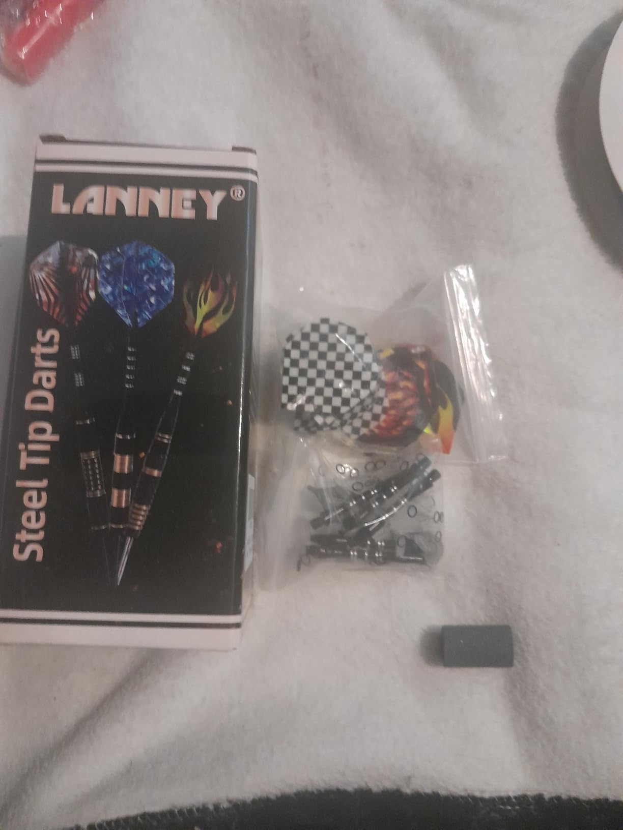 LANNEY Darts Metal Tip Set, Steel Tip Darts 20/24/26 Grams Professional Darts customer photo 1