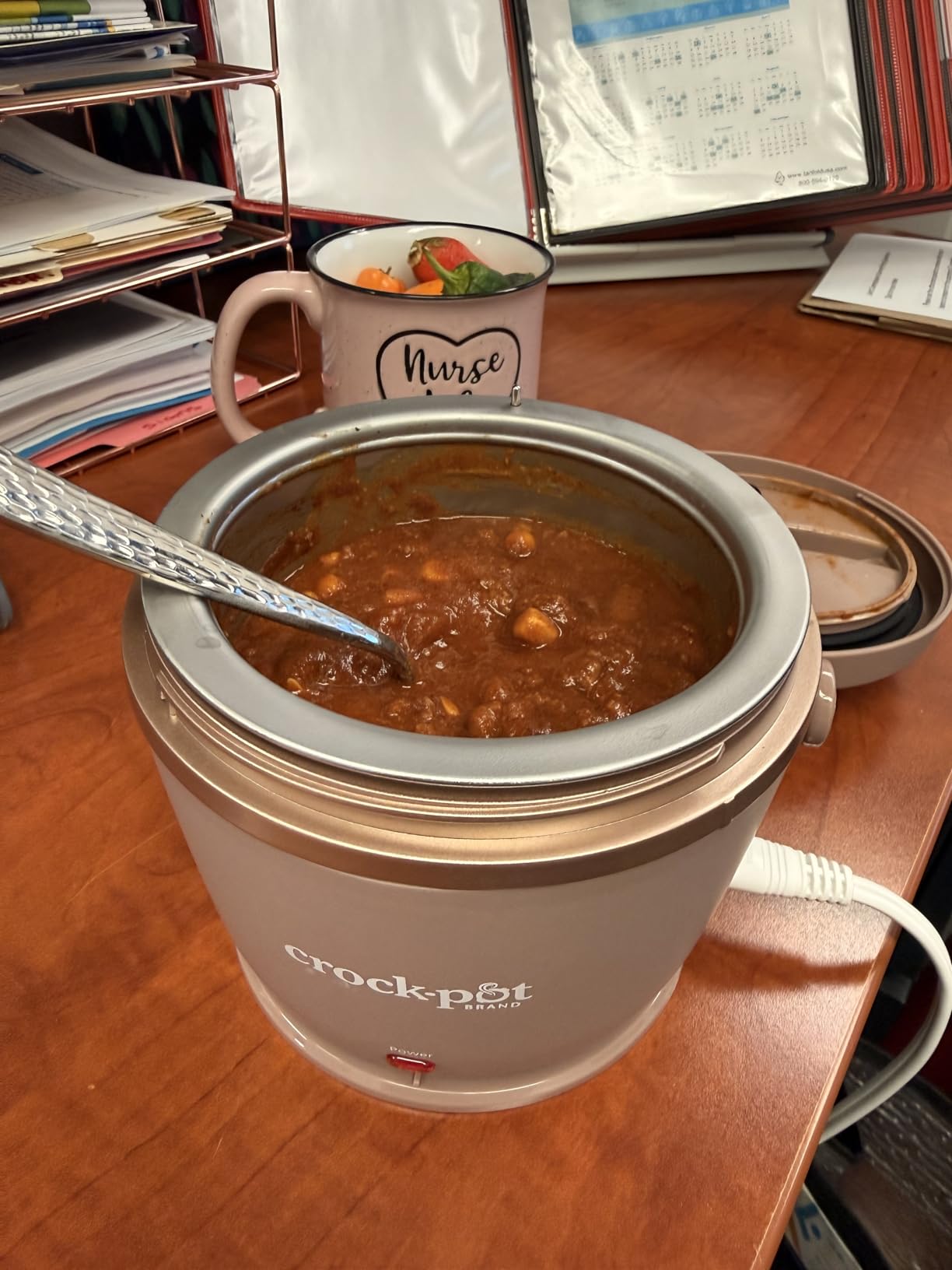 Crock-Pot Electric Lunch Box, Portable Food Warmer for Travel, Car, On-the-Go, 20-Ounce, Blush Pink | Keeps Food Warm & Spill-Free | Dishwasher-Safe | Gifts for Women customer photo 2