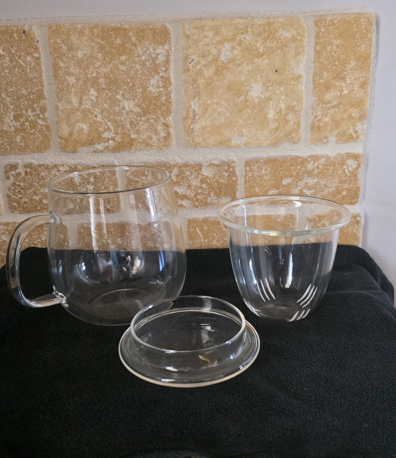 DOPUDO Glass Tea Cup with Infuser and Lid, 17.6oz Borosilicate Teacup for Loose Leaf Tea customer photo 1