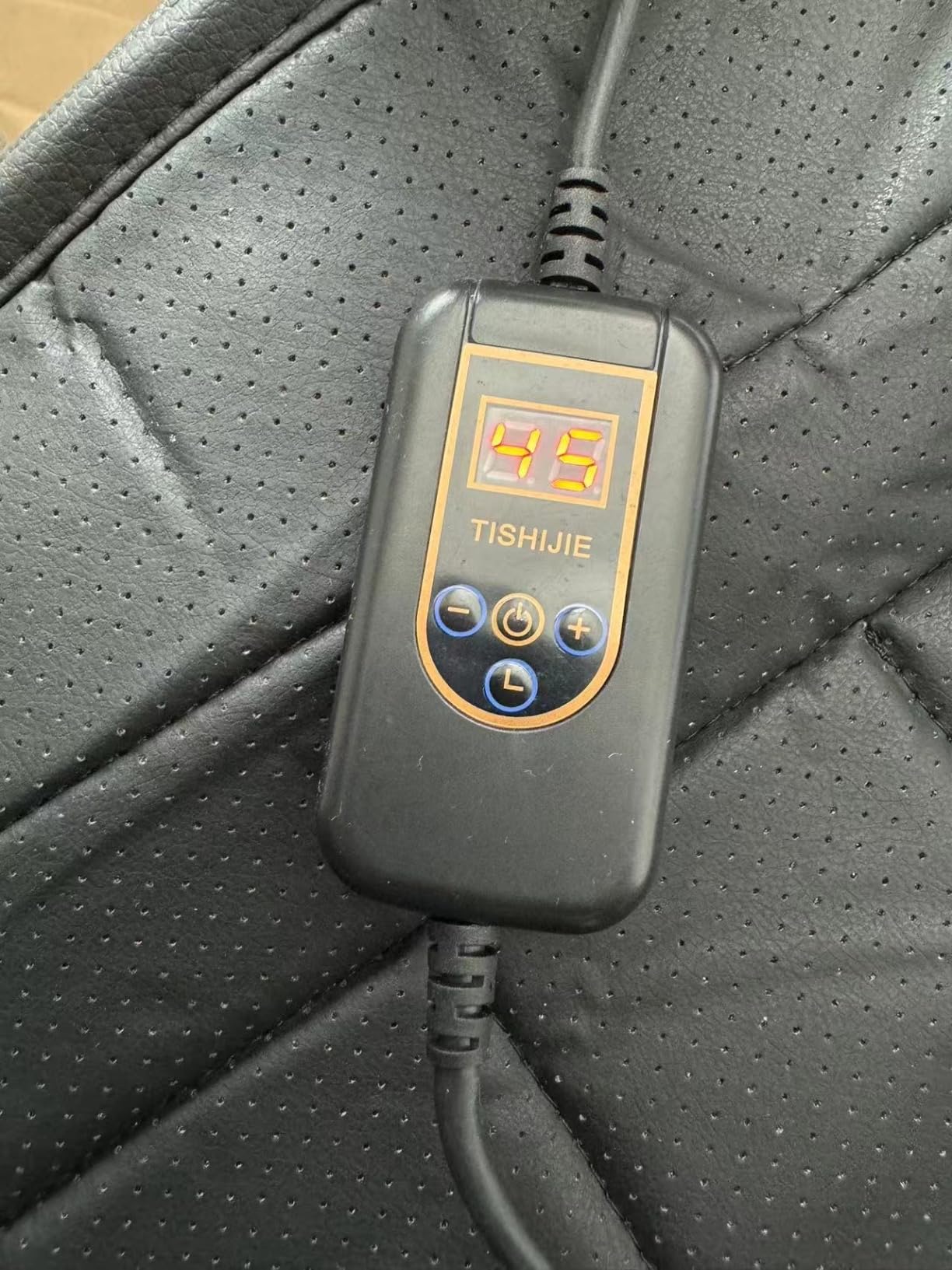 Heated Seat Cushion for Office Chair with Temperature Control and Timer, Back and Seat Heating - for Office/Home Use customer photo 1
