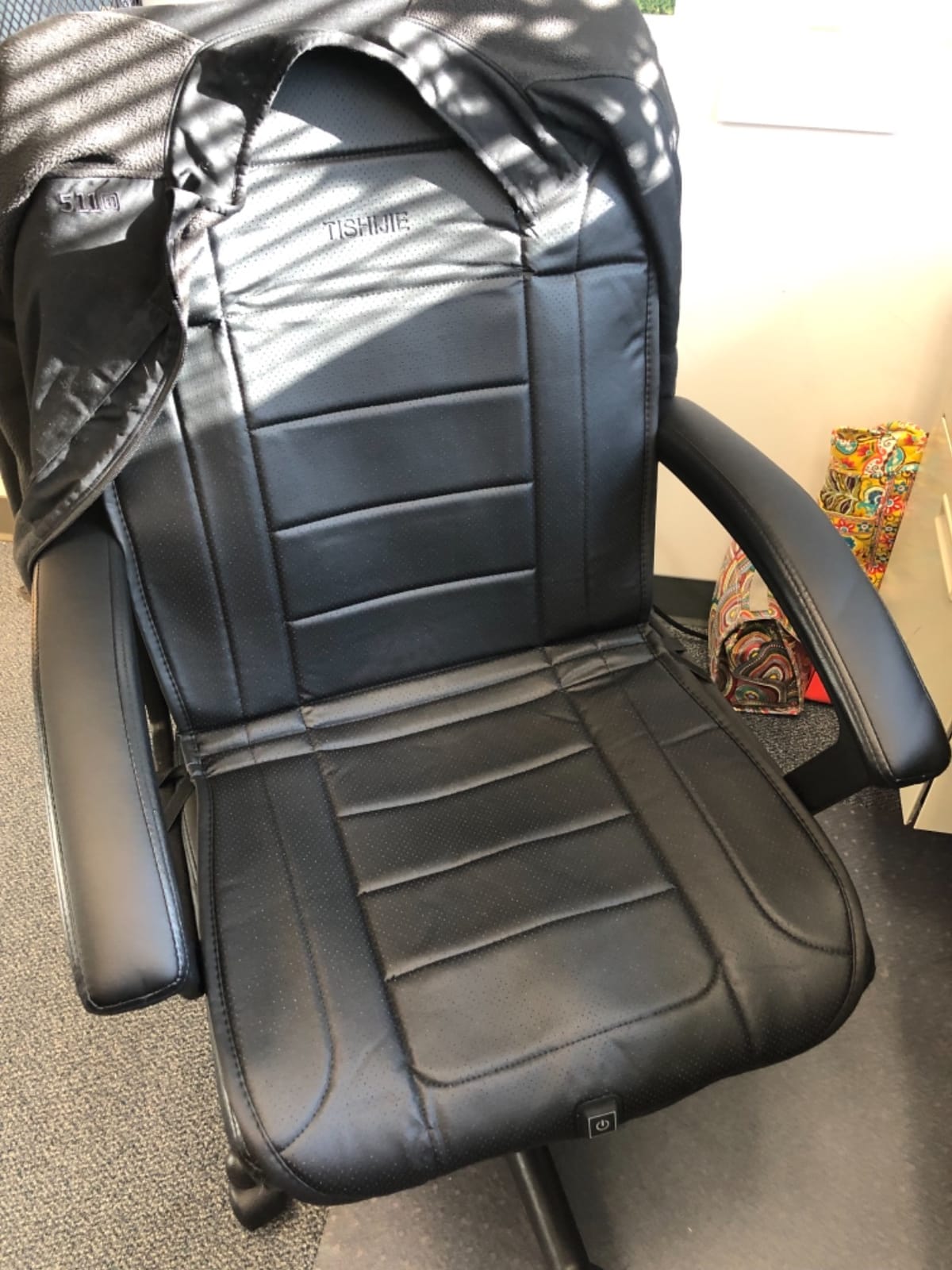 Heated Seat Cushion for Office Chair with Temperature Control and Timer, Back and Seat Heating - for Office/Home Use customer photo 2
