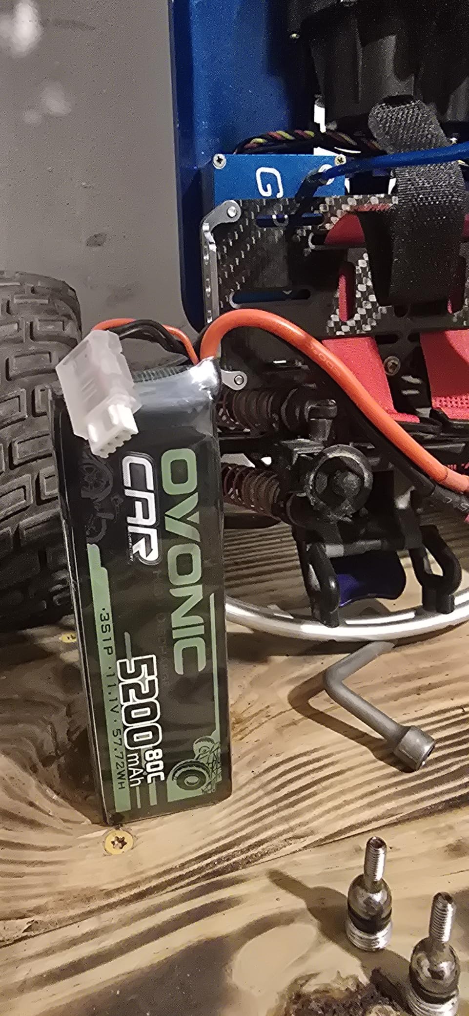 OVONIC 3S Lipo Battery 5200mAh 11.1V 80C RC Battery with Dean-Style T Connector for RC Car Boat Truck Helicopter Airplane Racing Models customer photo 2