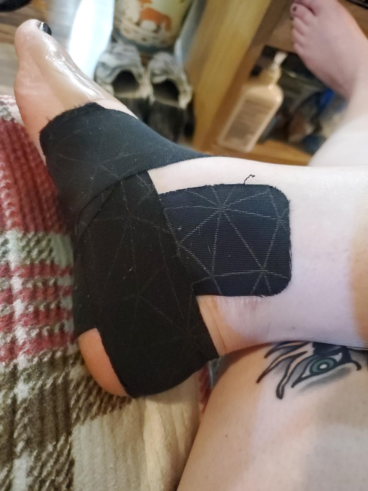 Copper Infused Kinesiology Tape, 40 Precut Strips, 2 Rolls | Elastic Sports & Weightlifting Tape Supports Muscles & Joints. Water Resistant customer photo 2