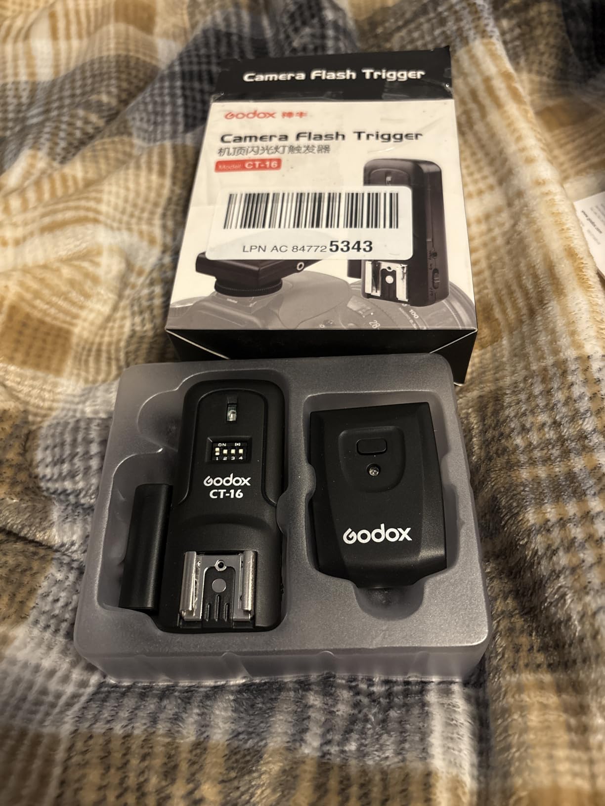 Godox CT-16 Wireless Radio Flash Trigger Receiver Kit, Compatible for Canon Nikon Pentax DSLR Camera Studio 3 in 1 Flash Transmitter and Receiver customer photo 2