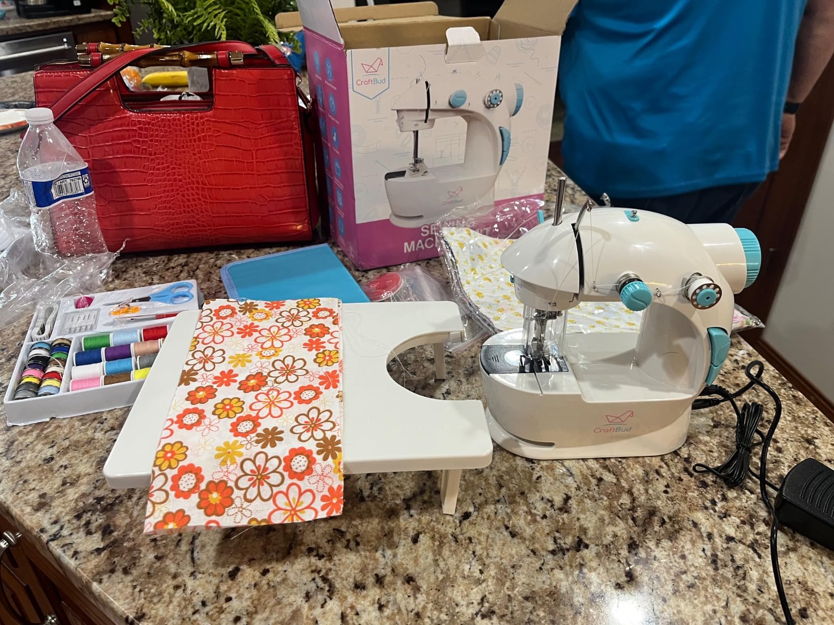 CraftBud Mini Sewing Machine for Beginners, Adults and Kids Sewing Machine customer photo 1