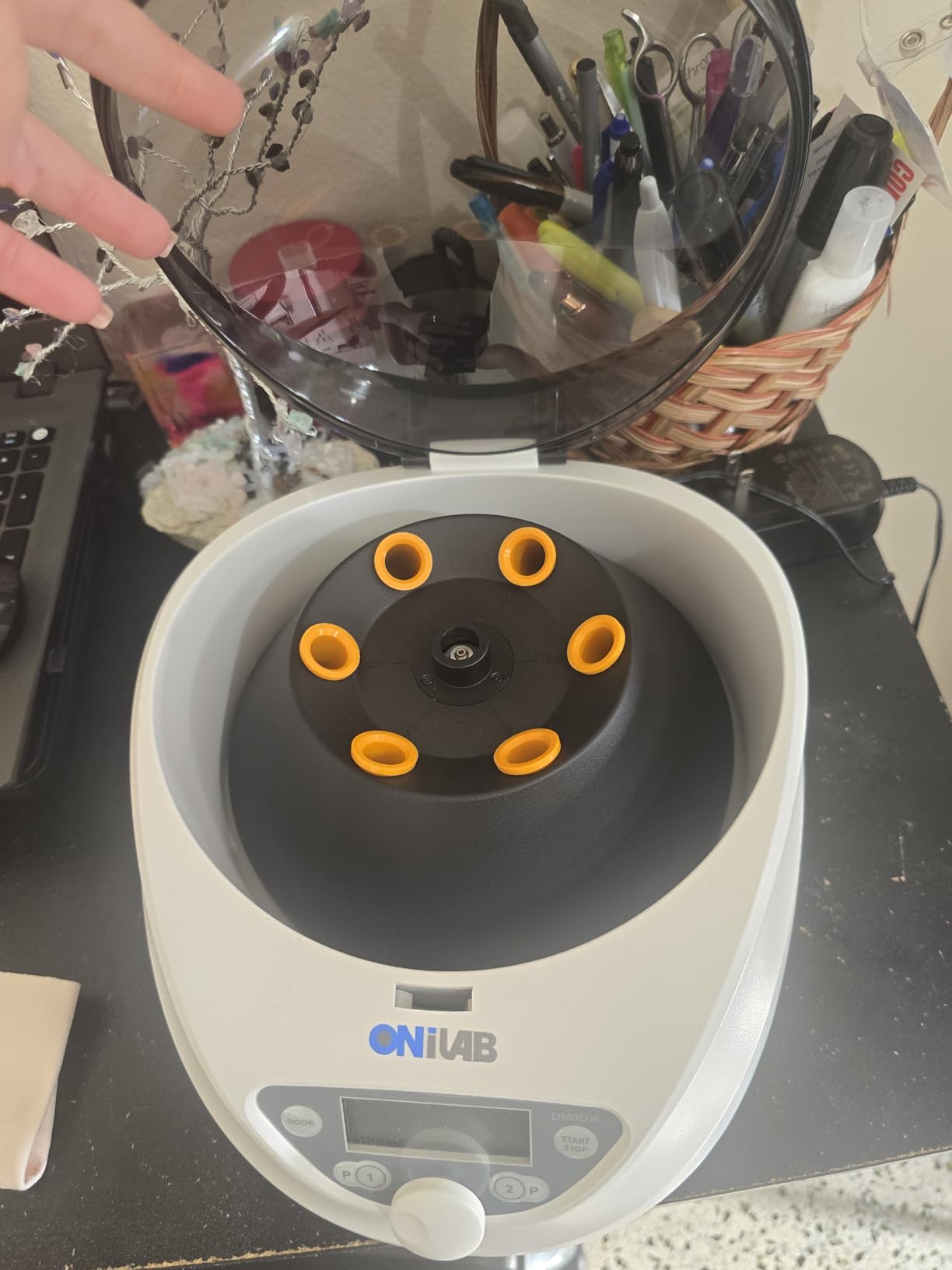 ONiLAB Lab PRP Centrifuge, 6X15ml/10ml/7ml/1.5-5ml, 300-5000RPM, Max 2600g | LCD Digital Desktop Centrifuge, 30sec-99min Timer, Two Quick Start Programs for Efficient PRP Separation customer photo 1