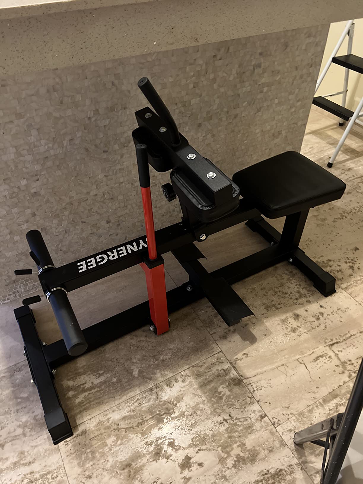 Synergee Seated Calf Raise Machine – 550 lb Max Capacity customer photo 1
