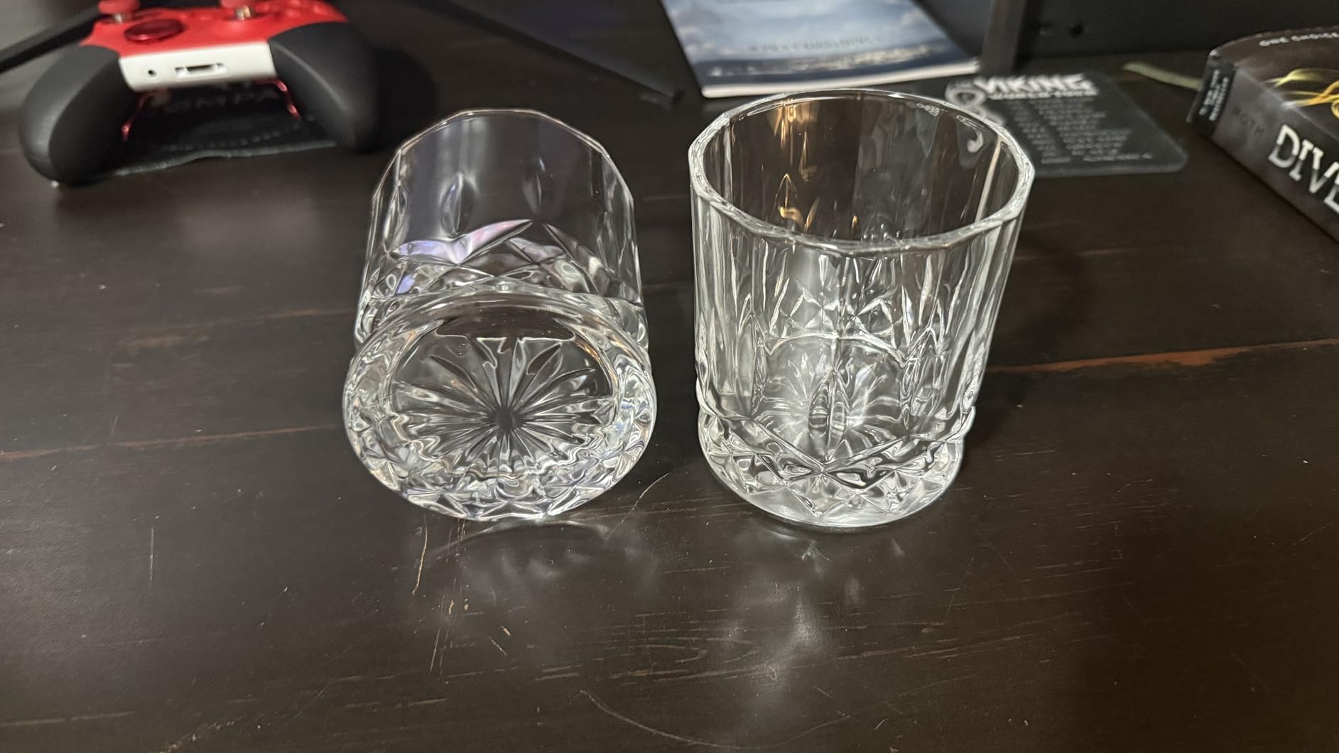 Whiskey Rocks Glass, Set of 4 (2 Crystal Bourbon Glasses, 2 Round Big Ice Ball Molds) In Gift Box - 10 Oz Old Fashioned Glasses for Scotch Cocktail Rum Cognac Vodka Liquor, Unique Gifts for Men customer photo 2