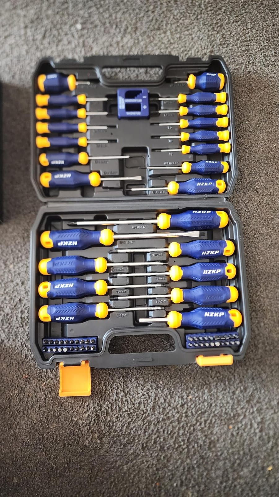 SUNHZMCKP Magnetic Screwdriver Set 66-Piece, S2-Alloy Tool Steel, Includes Slotted/Phillips/Torx Mini Precision Screwdrivers, Replaceable Screwdriver Bits With Sturdy tool box customer photo 1