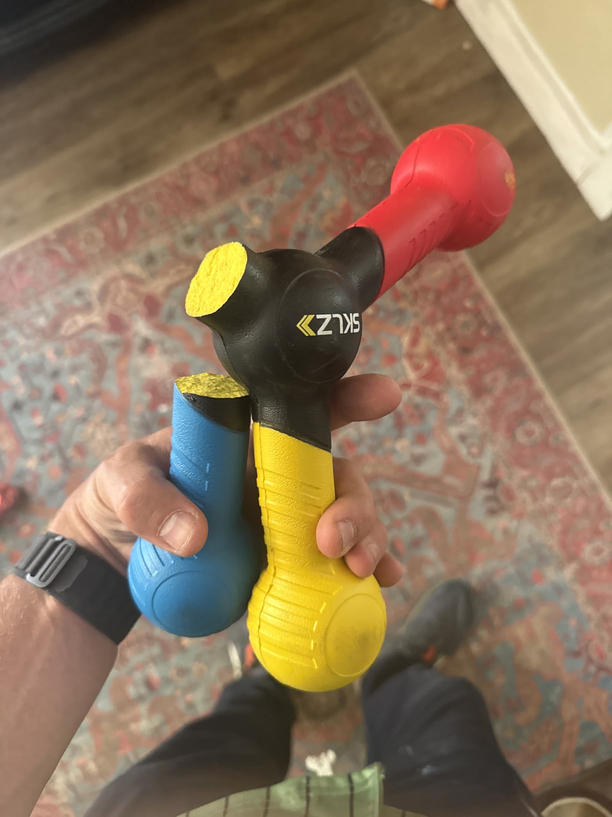 SKLZ Unisex Adult New Version Reactive Catch, Blue/Yellow/Red, One Size US customer photo 1