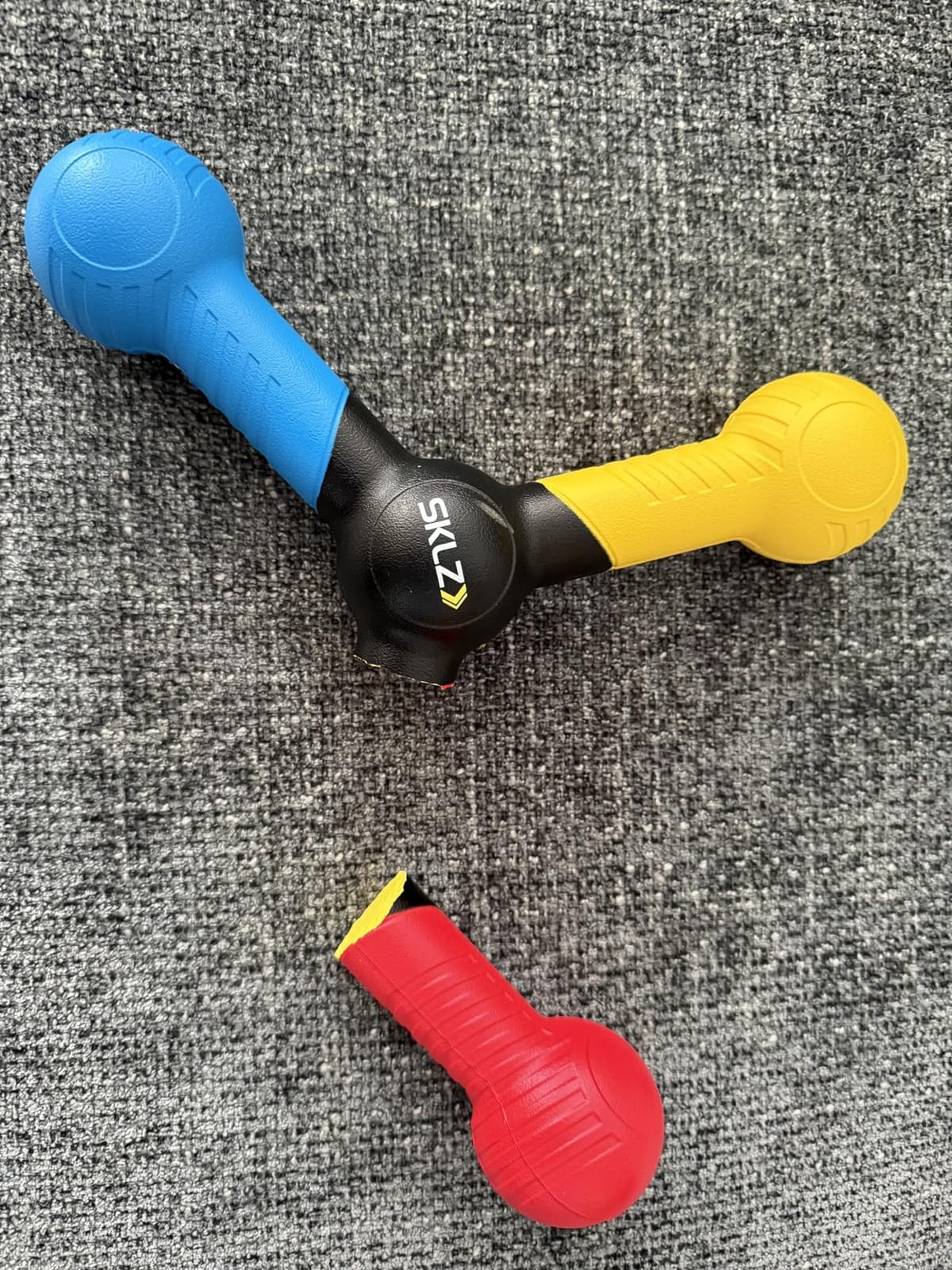 SKLZ Unisex Adult New Version Reactive Catch, Blue/Yellow/Red, One Size US customer photo 2