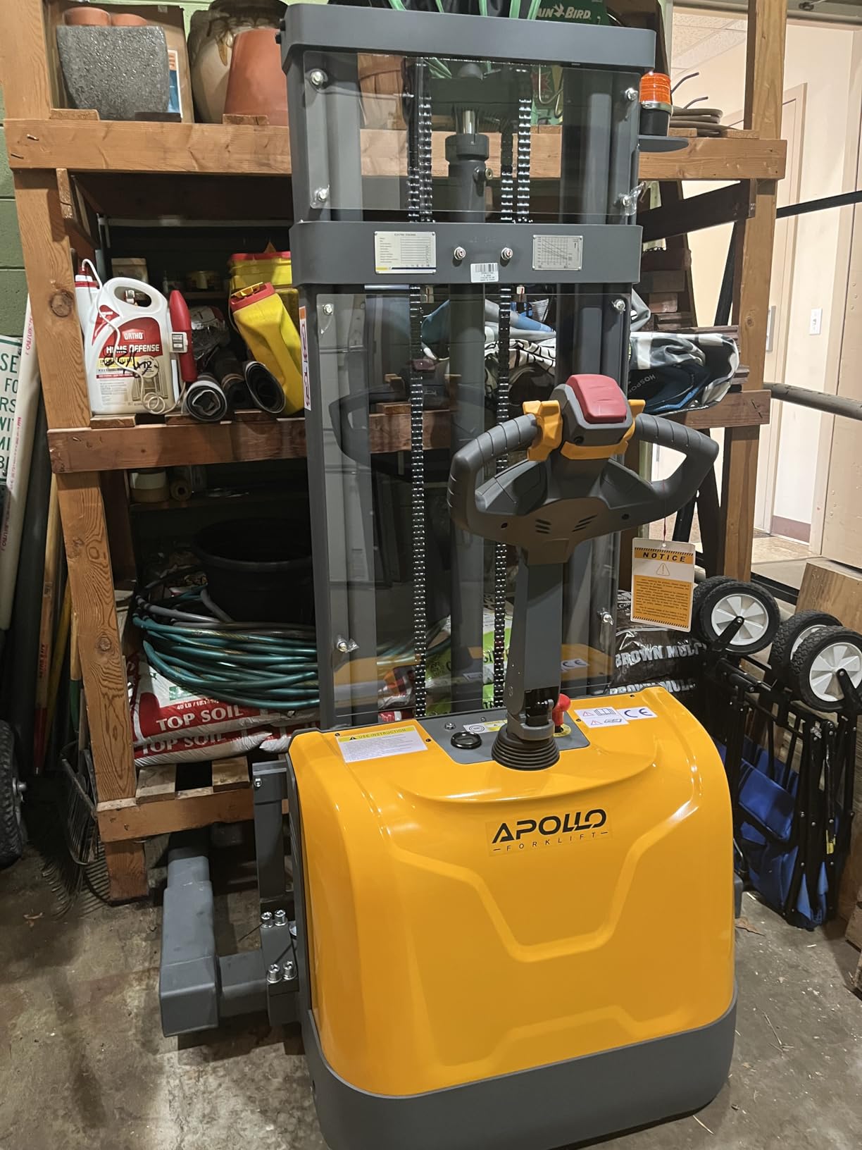 Full Electric Stacker, 3300 lbs Capacity 118