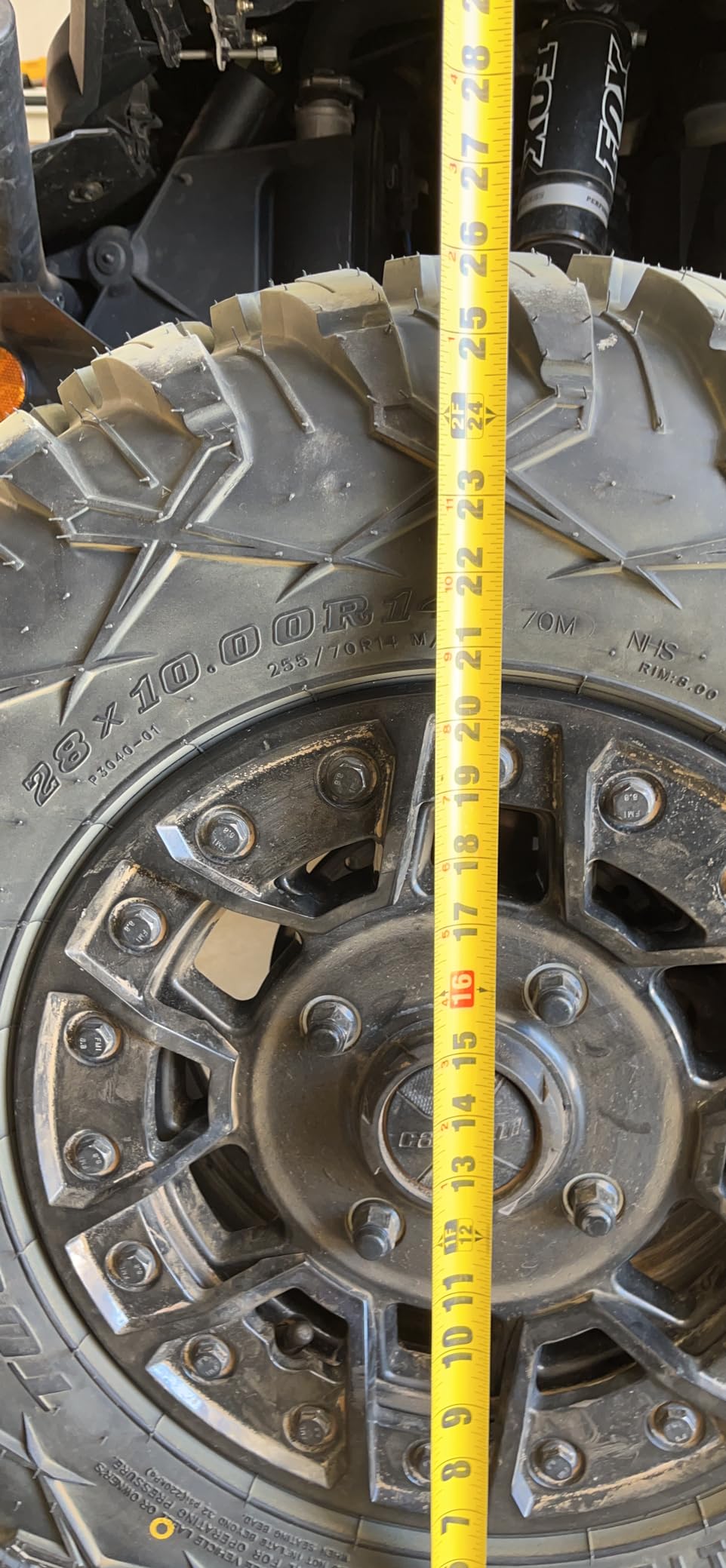 Tusk Terrabite Heavy Duty Radial UTV Tire 32x10-14 - 8-Ply Rated Construction, Medium/Hard Terrain customer photo 1