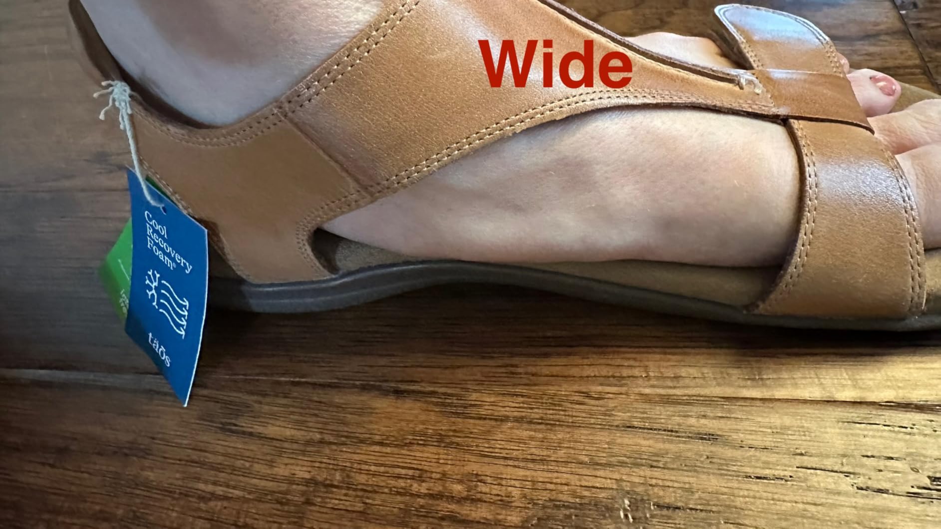 Taos The Show Premium Leather Women's Sandal - Experience Everyday Style, Comfort, Arch Support, Cooling Gel Padding and an Adjustable Fit for Exceptional Walking Comfort customer photo 1