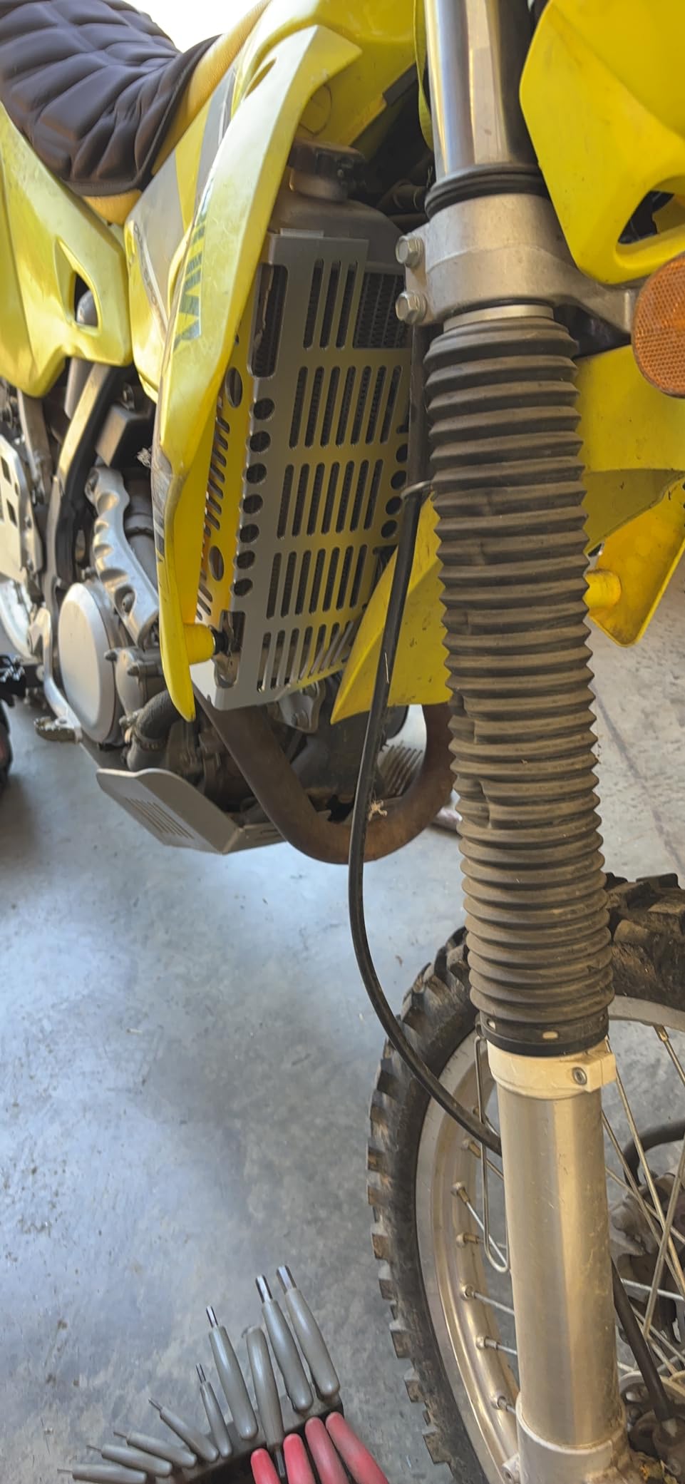 Xitomer Radiator Guards for DRZ400/DRZ400S/DRZ400SM, Silver customer photo 2