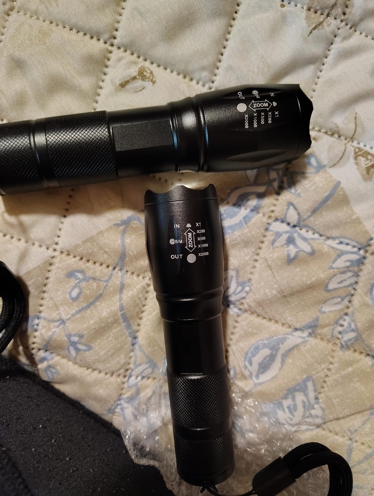 Victoper LED Flashlight 2 Pack, Bright Tactical Torch High Lumens 5 Modes, Waterproof Zoomable Flash Light for Outdoor, Birthday Gifts for Men, Dorm Room Hiking Camping Essentials Gear for Guys customer photo 1