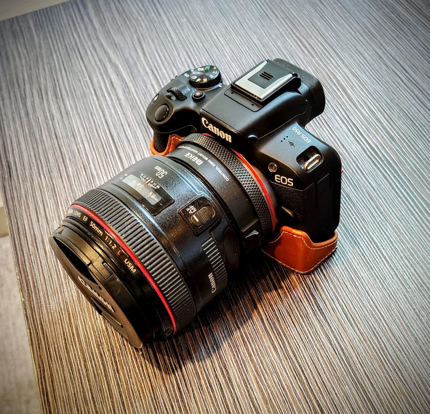 Meike MK-EFTR-B AF Adapter for Canon EF Lens to RF Camera, Control Ring customer photo 1