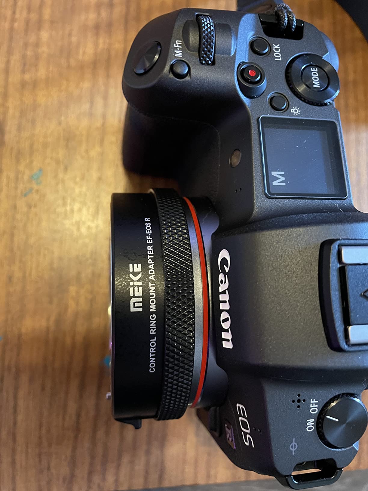 Meike MK-EFTR-B AF Adapter for Canon EF Lens to RF Camera, Control Ring customer photo 2