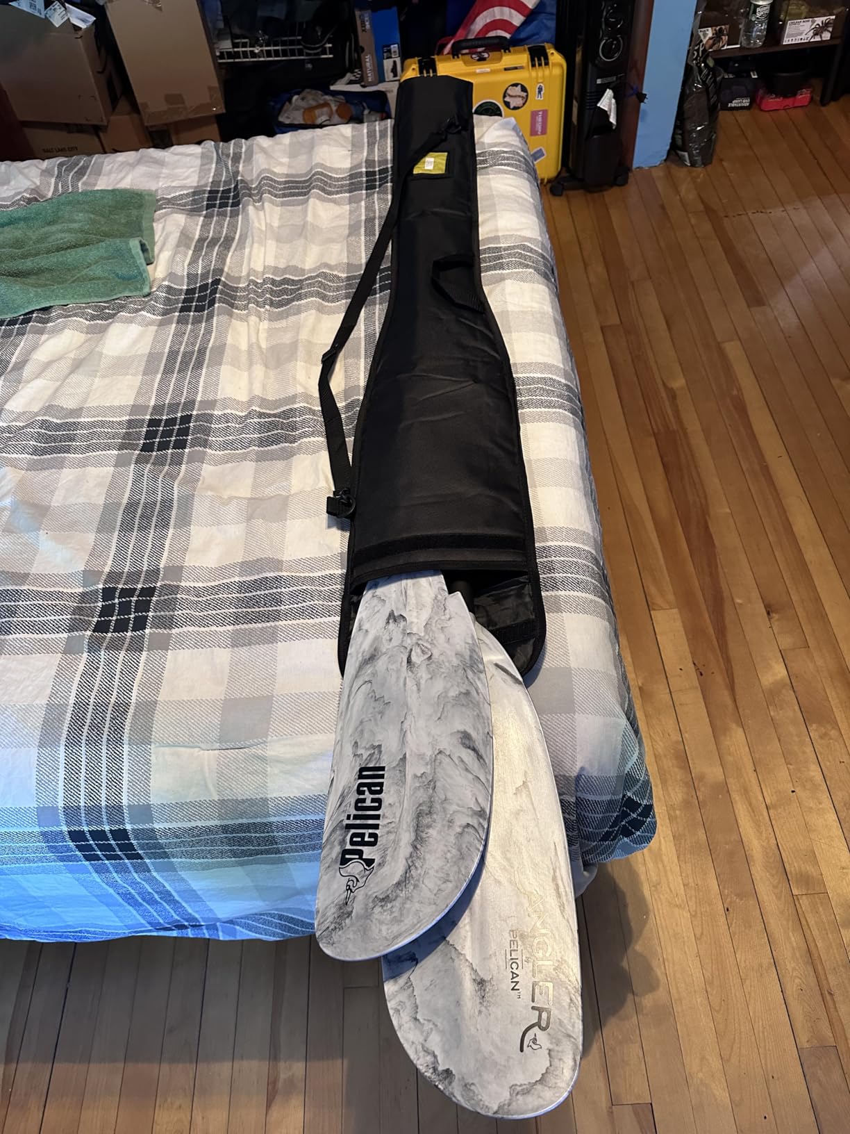 Pelican - Poseidon Angler Paddle - Aluminum Shaft with Reinforced Fiberglass Blades - Lightweight, Adjustable Kayaks Paddles - Perfect for Kayak Fishing customer photo 1