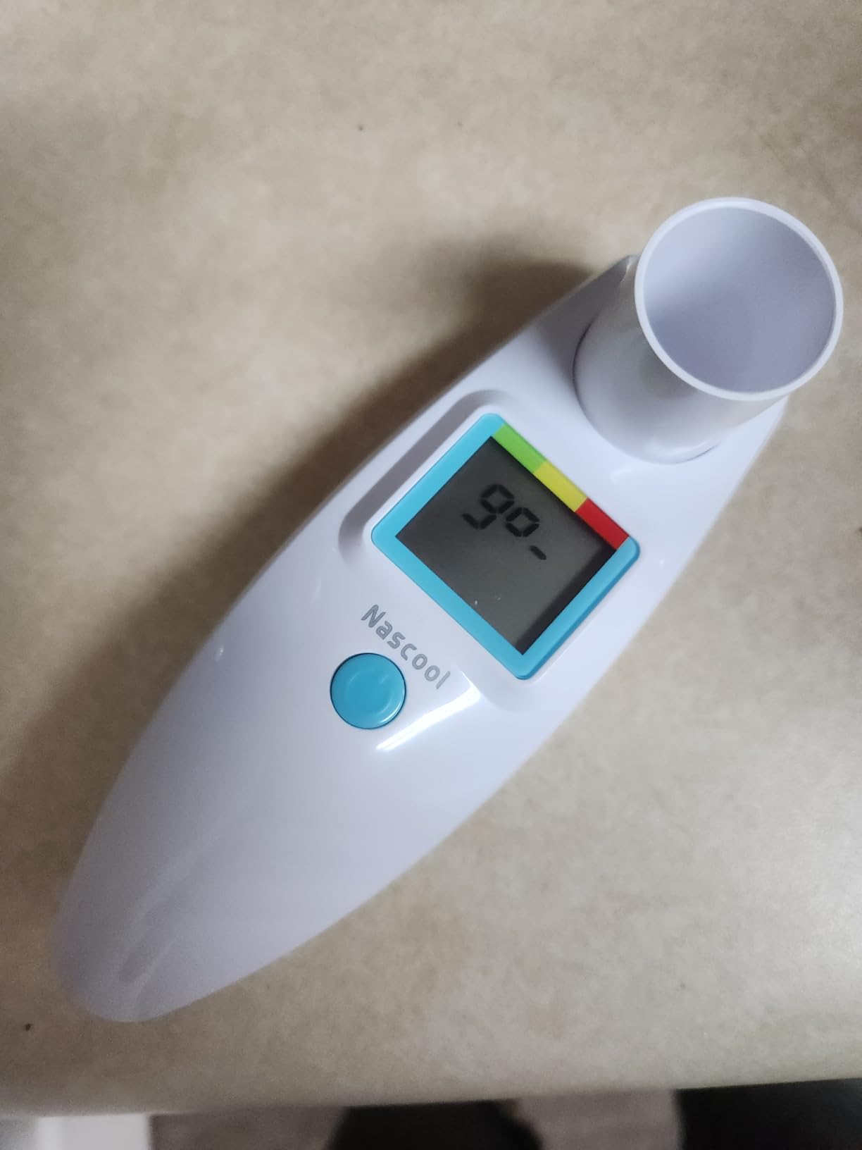 Peak Flow Meter for Adults & Kids | Home Medical, PEF & FEV1 Measurement, Risk Indicator, LCD Screen, Accurate & Reliable customer photo 1