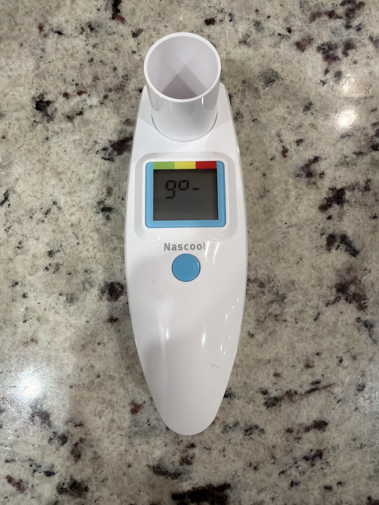 Peak Flow Meter for Adults & Kids | Home Medical, PEF & FEV1 Measurement, Risk Indicator, LCD Screen, Accurate & Reliable customer photo 2