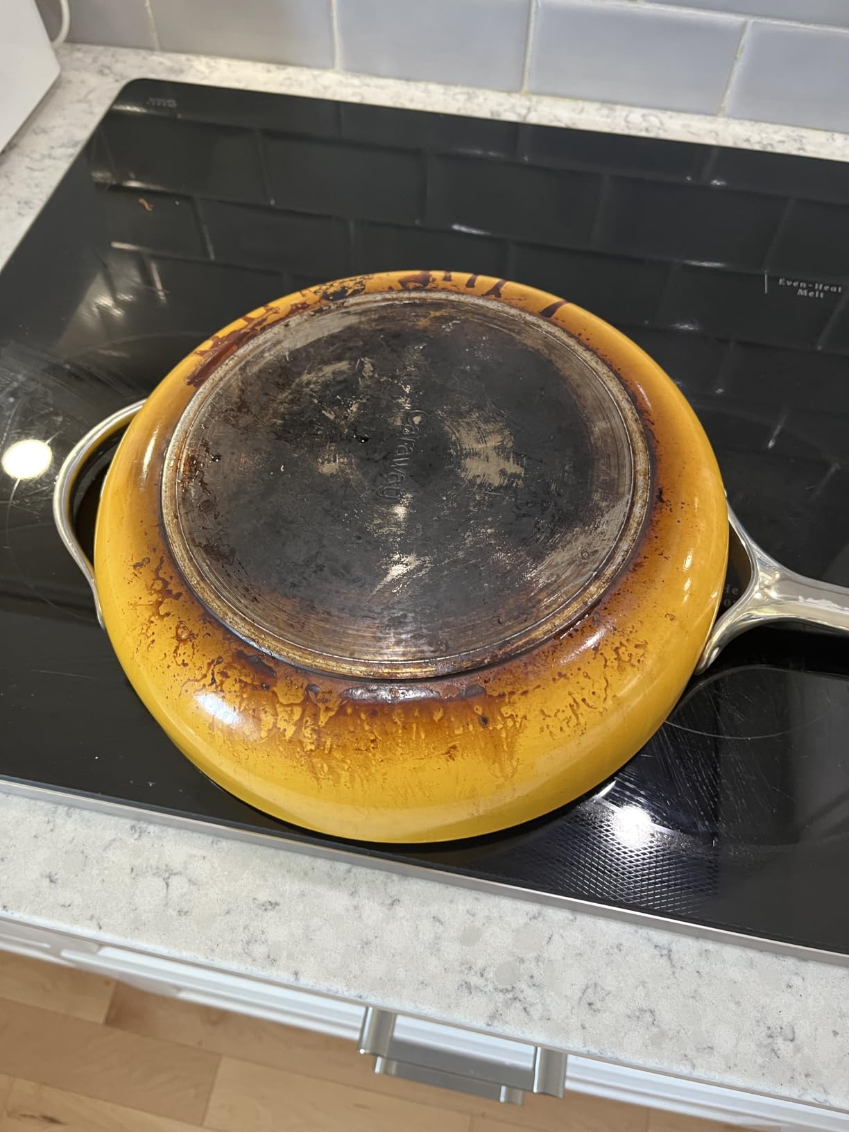 Caraway Non-Stick Ceramic Sauté Pan with Lid (4.5 qt, 12