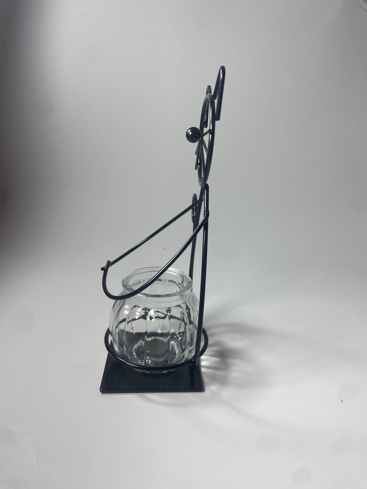 Desktop Cat Planter Propagation Station, Glass Vase Metal Stand | Cute Cat Metal Holder, Thoughtful Gift for Cat Lovers, Hydroponic Vase, Home Office Accent, Great for Small Plants & Cuttings customer photo 1