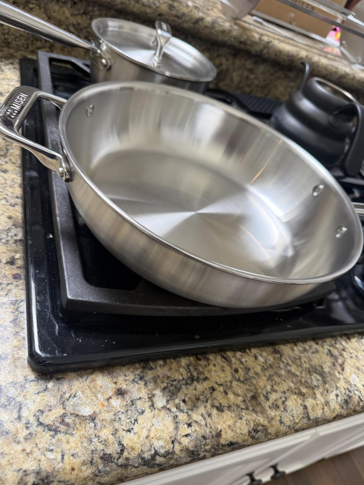 Misen 5-Ply Stainless Steel Saucier with Lid - Induction-Compatible customer photo 2
