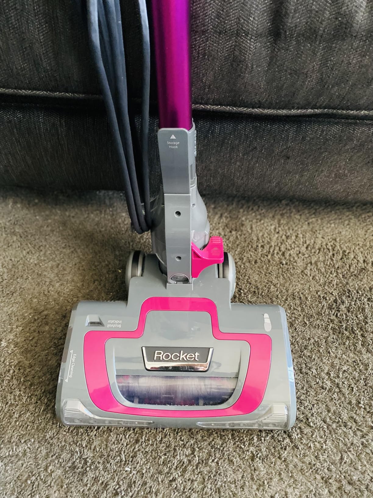 Shark Rocket Pro DLX Corded Stick Vacuum, XL Cup, Handheld, Fuchsia, HV371 | Deep Carpet Cleaning, Pet Hair Pickup, LED Headlights, Swivel Steering customer photo 1