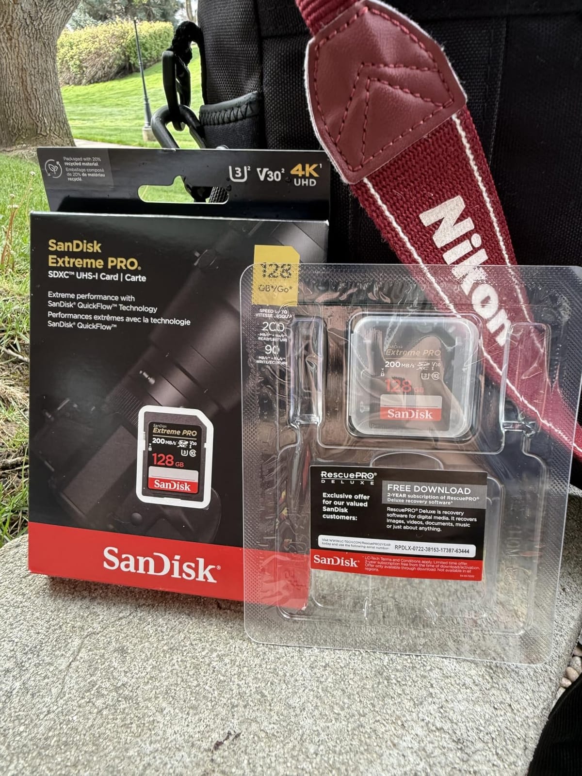 SanDisk 256GB Extreme PRO SD Memory Card, Up to 200MB/s Read Speeds, UHS-I | V30, U3, C10, 4K UHD, Up to 140MB/s Write Speeds, SanDisk QuickFlow Technology - SDSDXXD-256G-GN4IN customer photo 2
