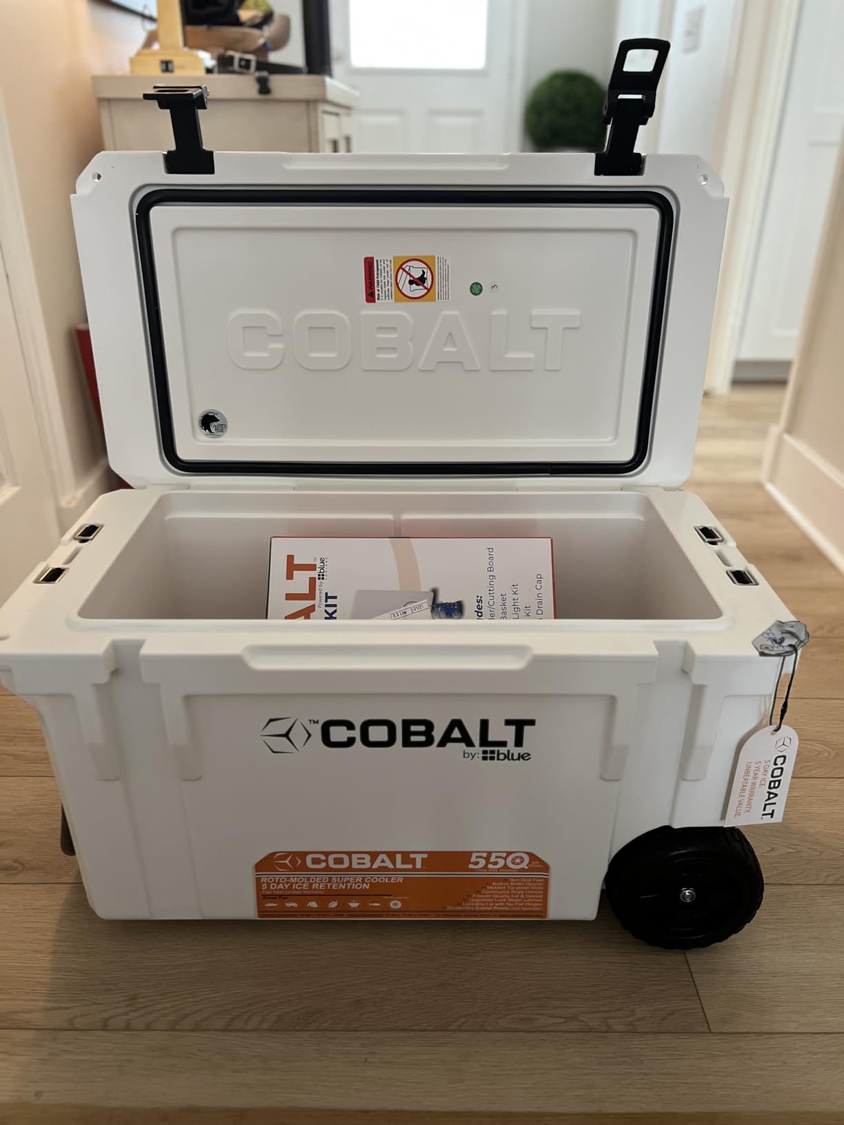 Cobalt 55 Quart Roto Molded Super Ice Cooler | Large Ice Chest - Long Term Ice Retention customer photo 2