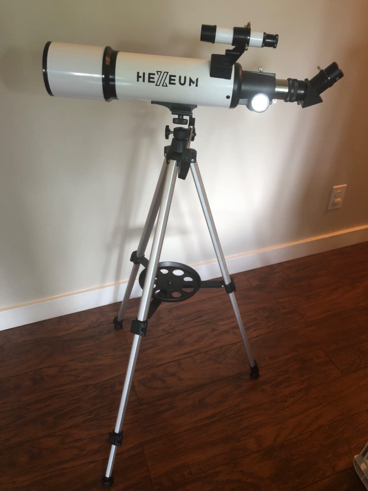 Koolpte Telescope for Adults & Beginner Astronomers - 80mm Aperture 600mm Fully Multi-Coated High Transmission Coatings with AZ Mount Tripod Phone Adapter, Carrying Bag, Wireless Control customer photo 2