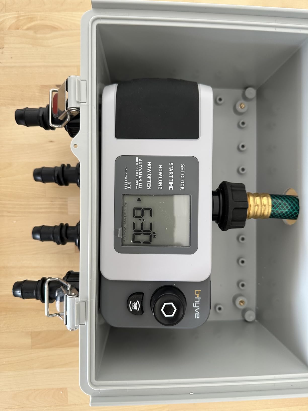 Orbit 24511 B-hyve XD 1-Port Smart Hose Watering Timer | App Controlled Single Outlet Irrigation Timer, Smart WeatherSense Auto Watering, Weatherproof Battery Powered customer photo 2