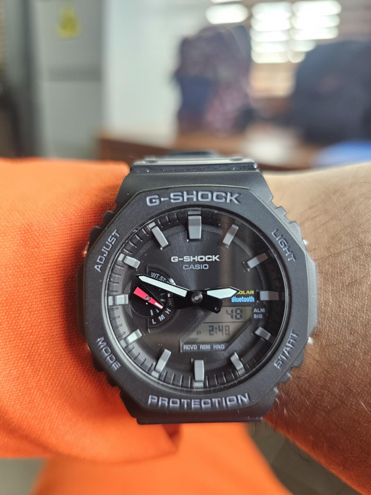Casio GA-B2100-1AJF [G-Shock GA-B2100 Series Men's Rubber Band] Watch Shipped from Japan customer photo 1
