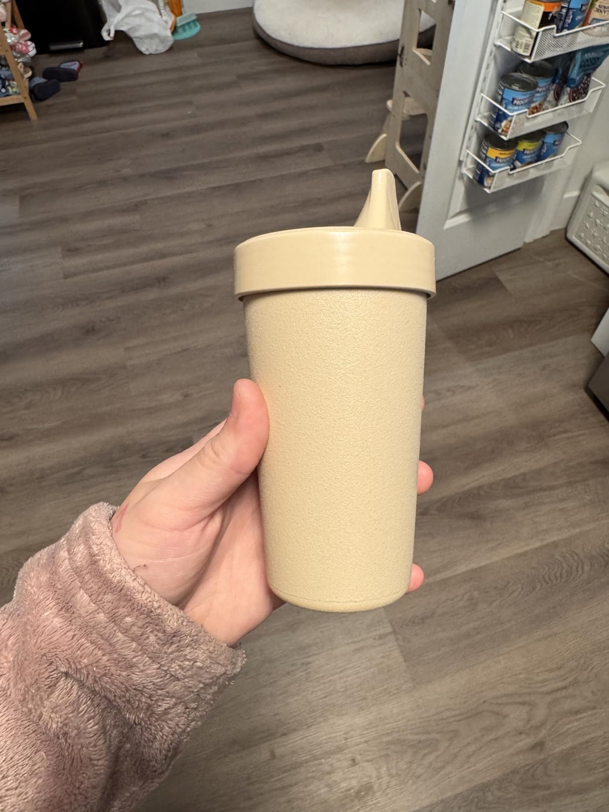 Re-Play Spill-Proof Sippy Cups for Toddlers - Kids Reusable 10 Oz Set of 4, Dishwasher & Microwave Safe, Made in USA, Desert Roses customer photo 1