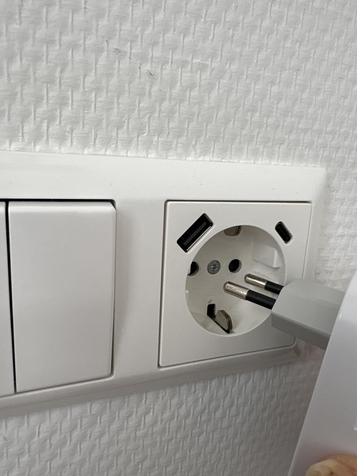 TESSAN European Travel Plug Adapter 2 Pack, Type C Plug | Not Voltage Converter, 4 Outlets 3 USB (1 USB C PD 20W), For Europe Italy Spain France Portugal Iceland Germany customer photo 1