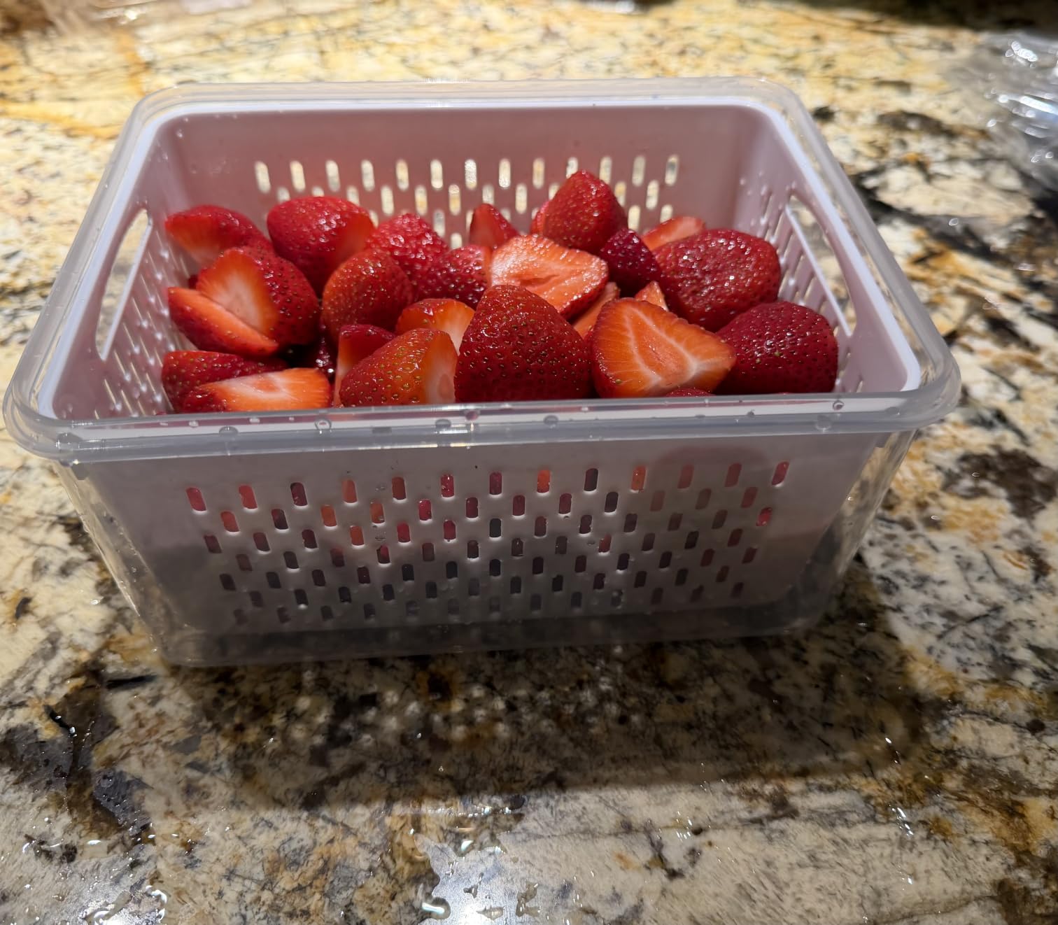 5 PCS Large Fruit storage Containers for Fridge ,Food Storage Containers customer photo 2
