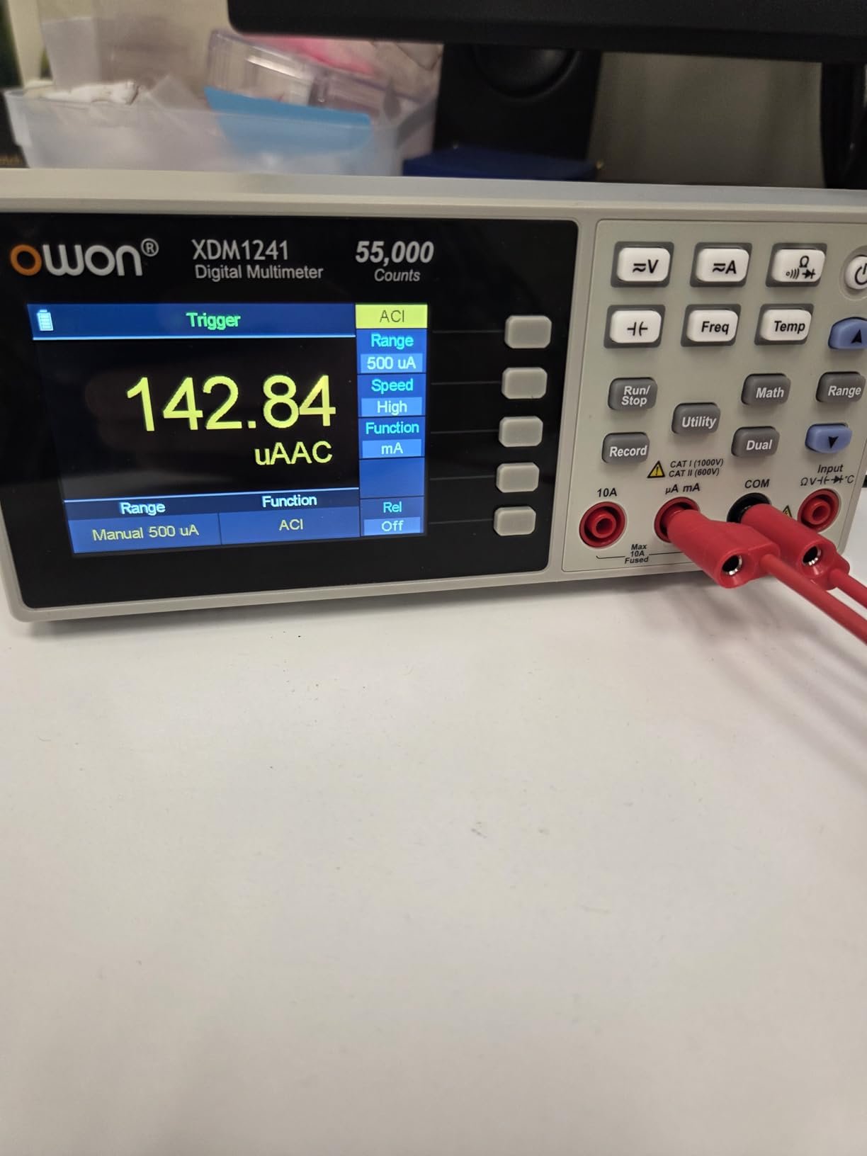 OWON XDM1241 Digital Multimeter,3.5in Desktop Multimeters, 55000 Counts LCD True RMS Temperature Tester Meter customer photo 1