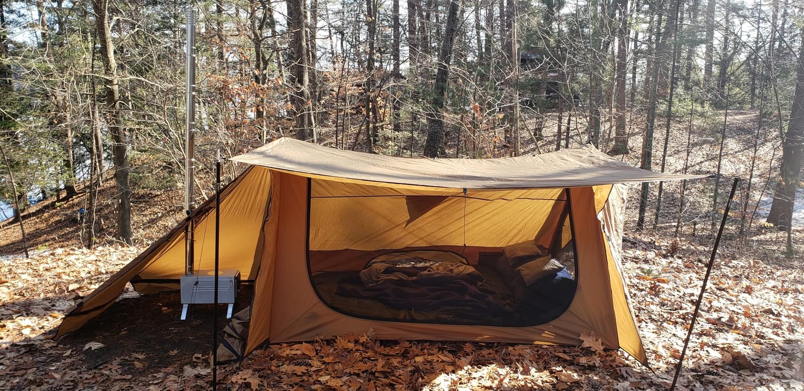 STOVEHUT 70 Hot Tent with Two Tarp Poles and Two Tent Poles | Latest Version 3.0 customer photo 1
