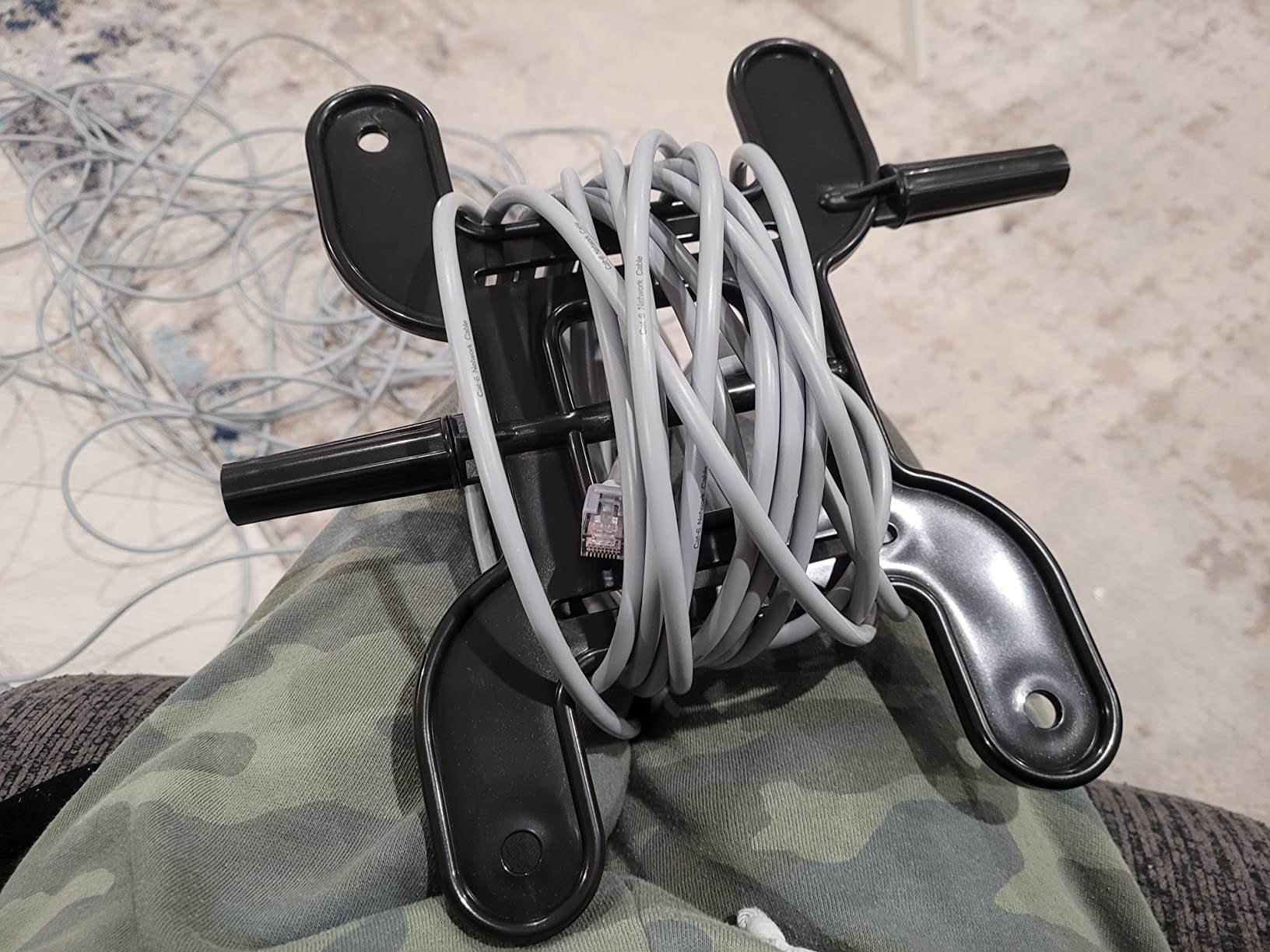 Harrier Hardware Trotline Winder Black Cord Organizer | Reduces Tangles While Storing Lights Cords And Long Seasonal Lines customer photo 1