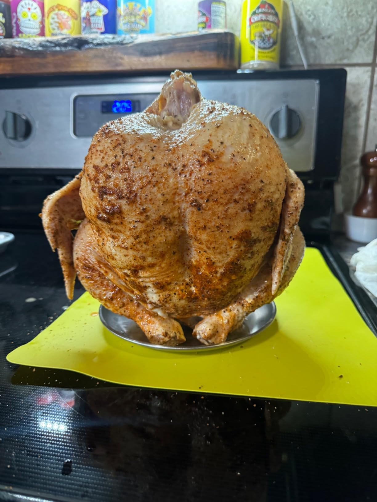 Meykers Beer Can Chicken Holder [New Upgraded] 2 Pack | for Grill Smoker Oven | Vertical Beer Butt Chicken Stand Roaster | Made of 304 Stainless Steel Dishwasher Safe | BBQ Rack Barbeque Accessories customer photo 2