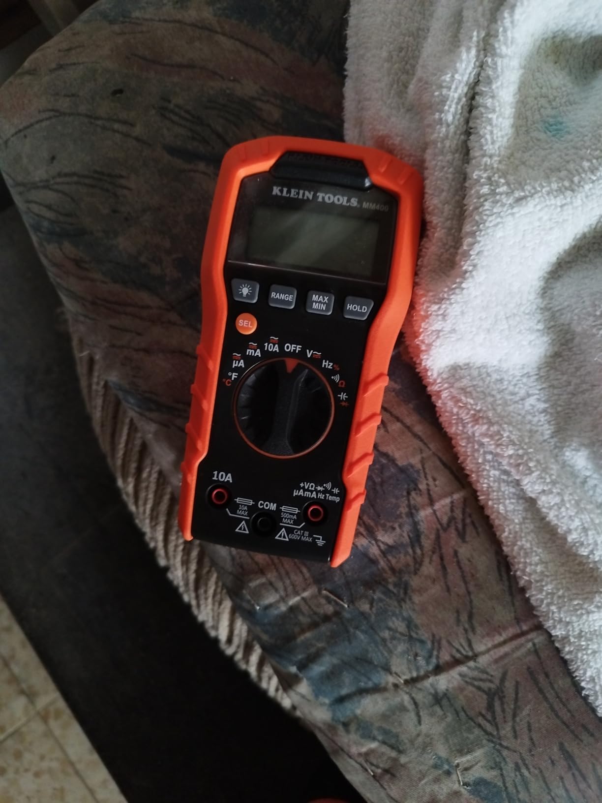 Klein Tools MM420 Digital Multimeter, Auto-Ranging TRMS Multimeter, 600V AC/DC Voltage, 10A AC/DC Current, 50 MOhms Resistance customer photo 1