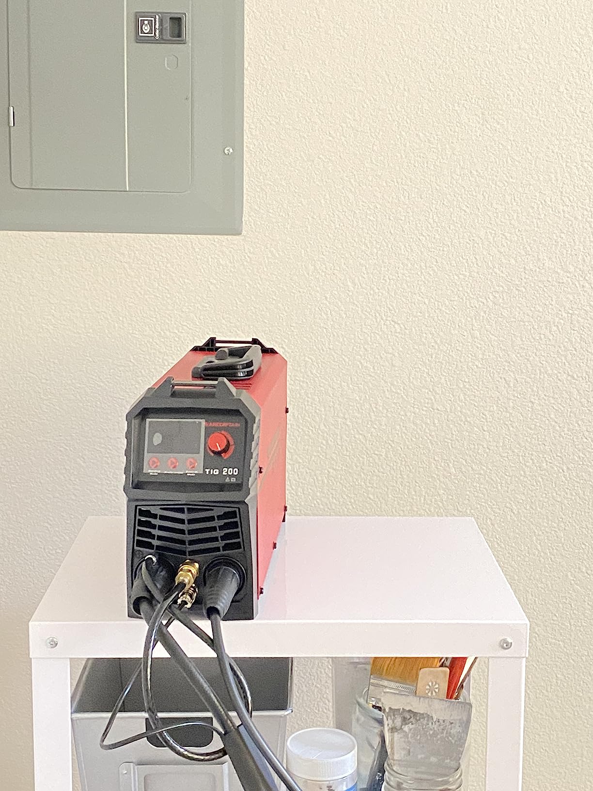 ARCCAPTAIN 200A TIG Welder, 110V/220V TIG/Stick 2 IN 1 Welding Machine | High Frequency DC TIG, 2T/4T Function / LED Digital Display / Includes Tungsten Electrode / Dual Voltage / TIG200 customer photo 1