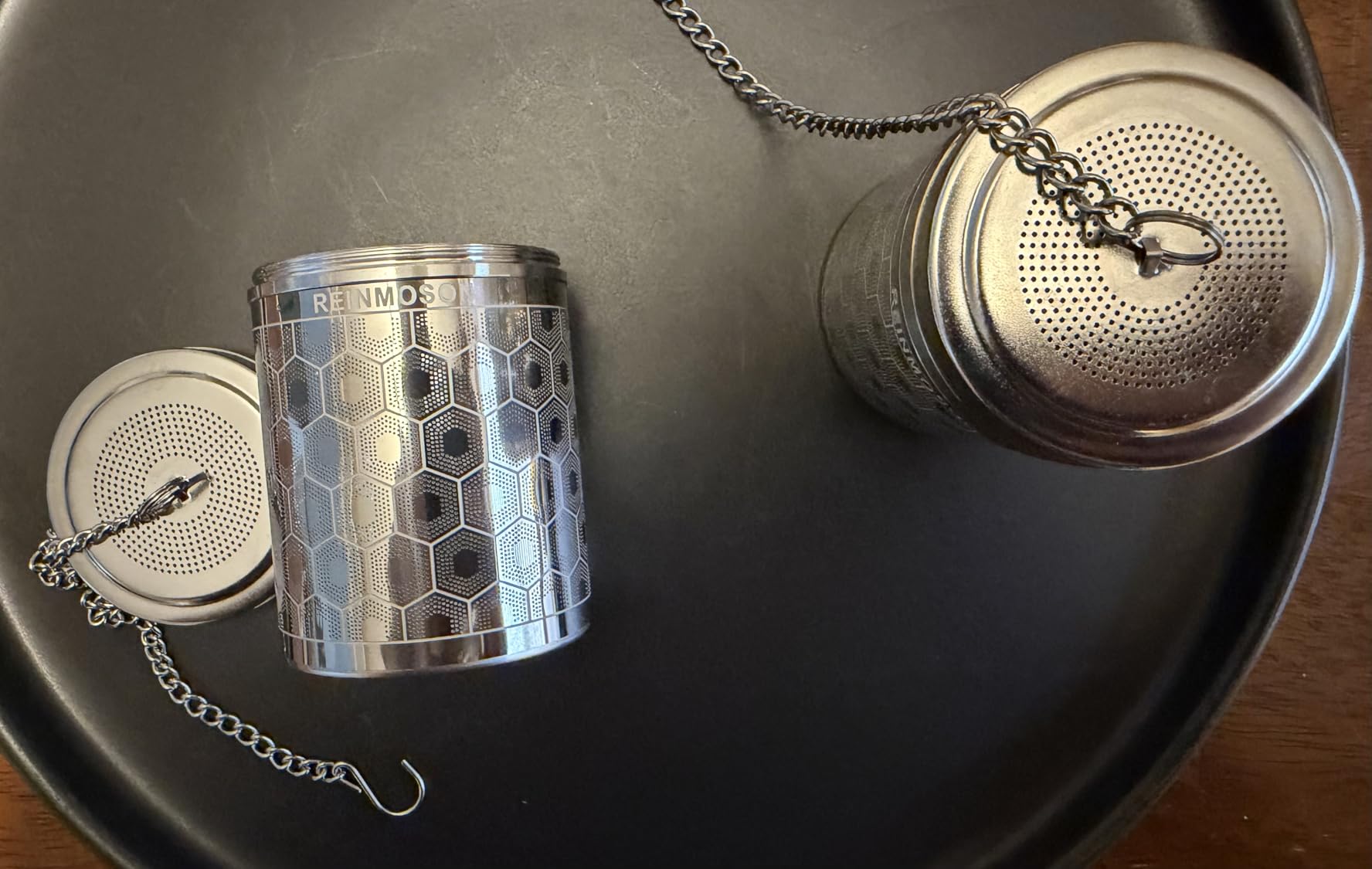 Reinmoson Extra Fine Mesh Tea Infuser for Loose Leaf Tea Steeper, 304 Stainless Steel Tea Strainer customer photo 1