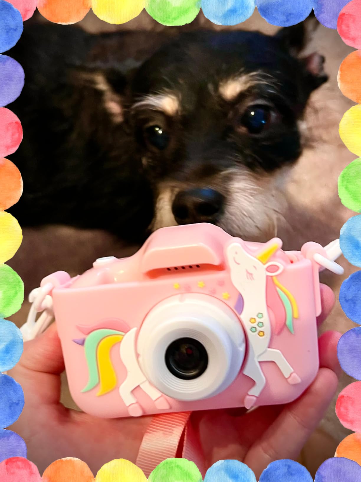 Goopow Kids Camera Toys for 3-8 Year Old Girls Boys,Children Digital Video Camcorder Camera with Cartoon Soft Cover, Best Chritmas Birthday Festival Gift for Kids customer photo 1