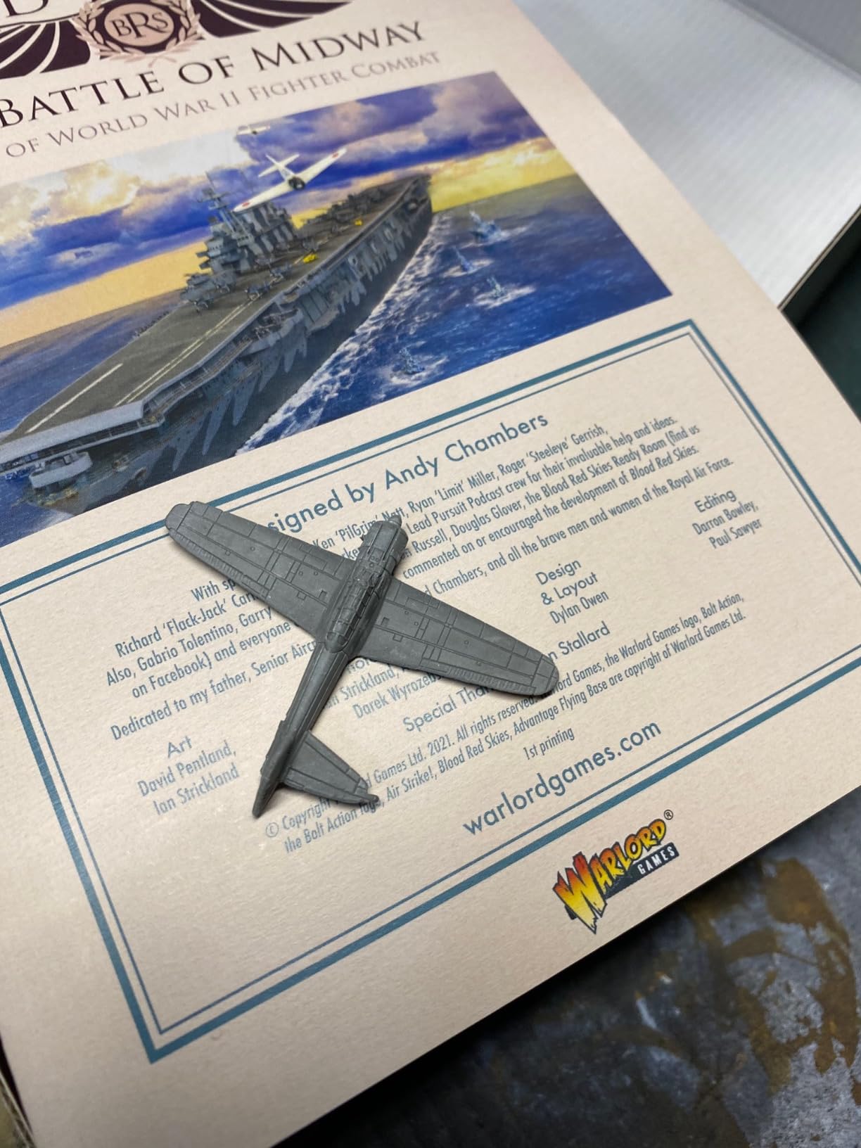 Wargames Delivered - Warlord Games Blood Red Skies - Aichi D3A 'Val' & Nakajima B5N 'Kate' Squadron 1/200 Scale, Model Airplane Kit for World War 2 Air Combat Game customer photo 1